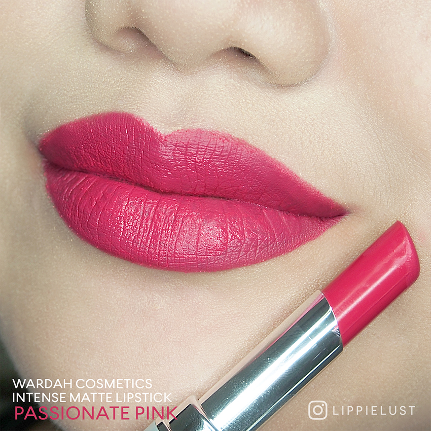 [SWATCHED] Wardah Cosmetics Intense Matte Lipstick