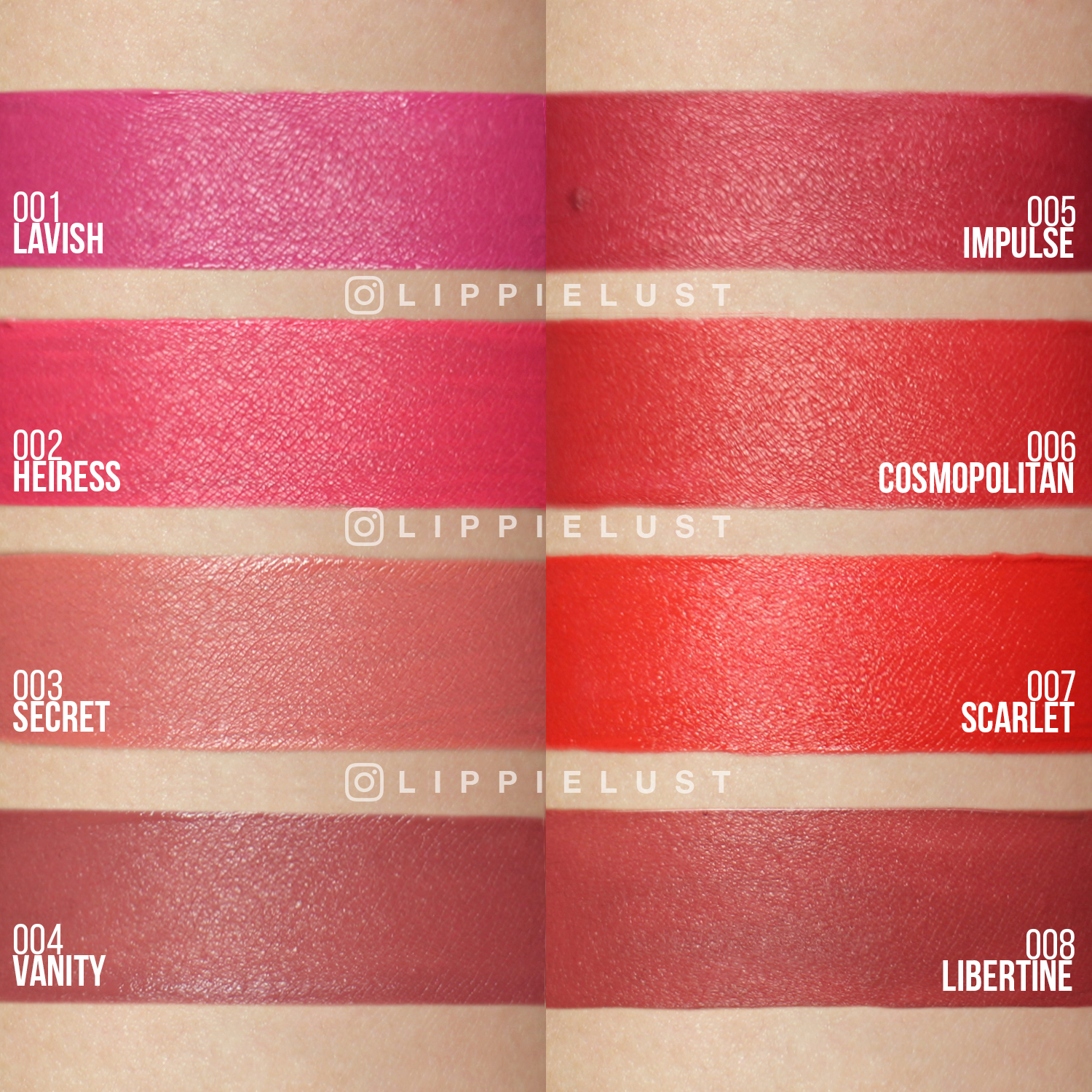 [SWATCH & REVIEW] Make Over Intense Matte Lip Cream (All 