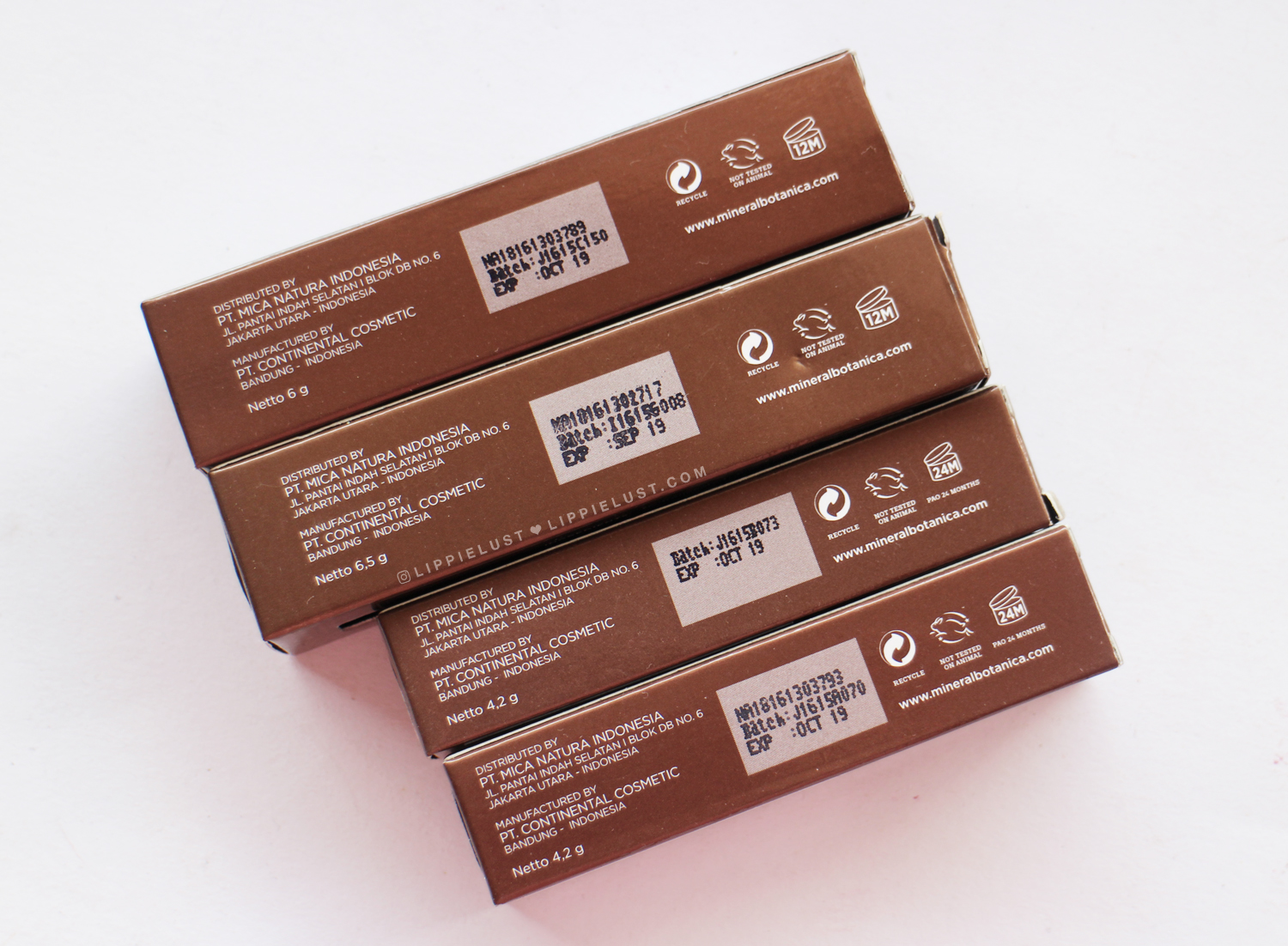 All Box Mineral Botanica Lippielust 3 Lippielust all box mineral botanica lippielust 3 lippielust