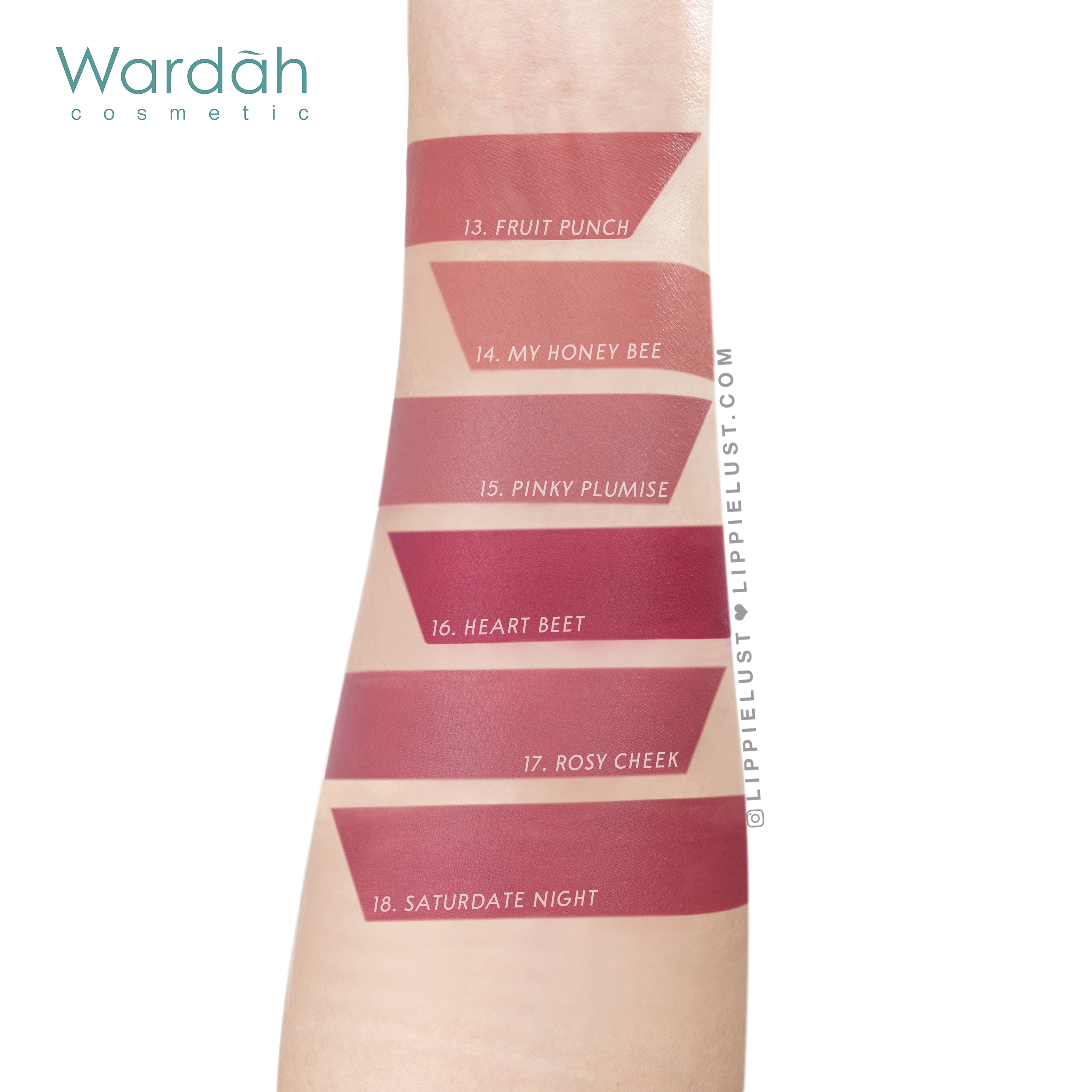 [SWATCH & REVIEW] Wardah Cosmetics Exclusive Matte Lip