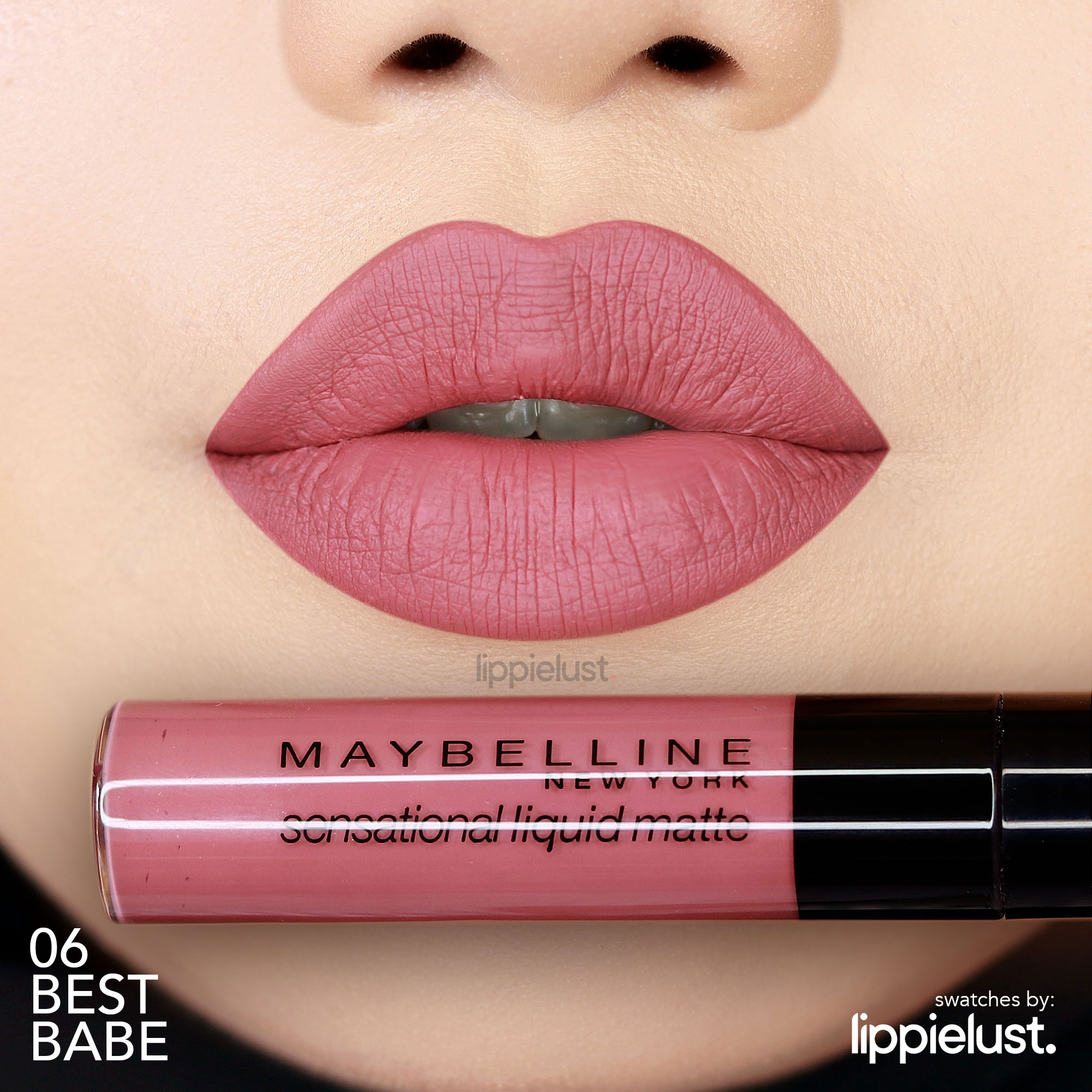 Swatches And Review Maybelline Sensational Liquid Matte Lippielust 0536