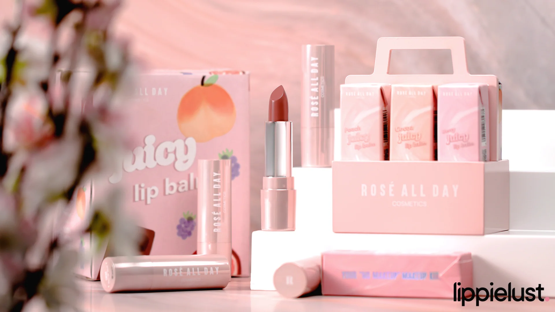 LIPPIELUST-ROSE-ALL-DAY-1 Review Rose All Day Juicy Lip Balm